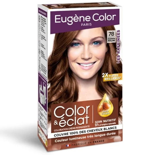 Coloration Permanente marron praliné 78