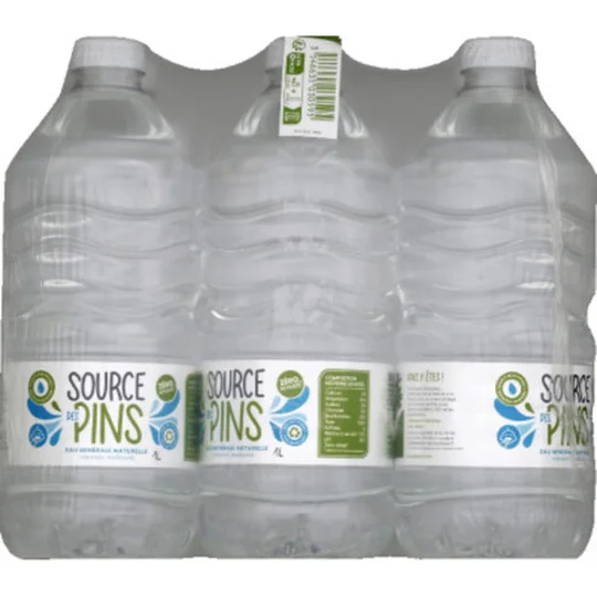 Eau minérale naturelle plate