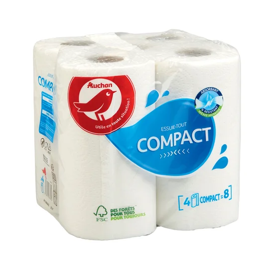 Essuie-Tout super absorbant compact