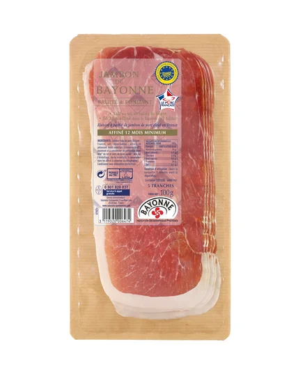 Jambon de bayonne IGP origine France