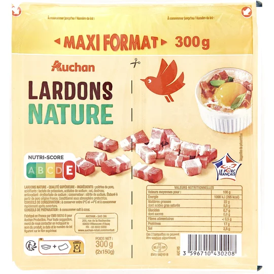 Lardons nature
