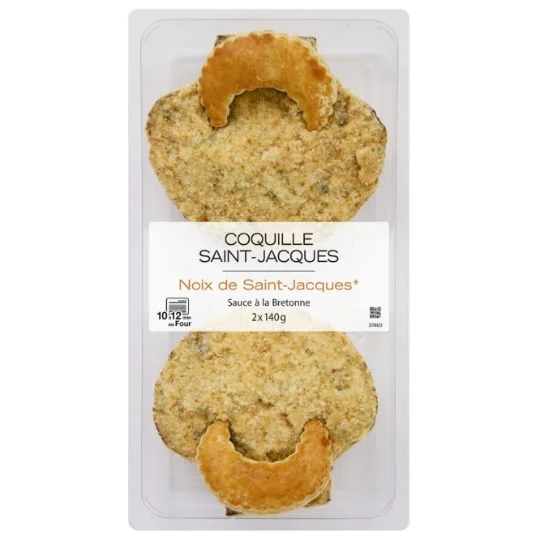 Coquilles Noix de St Jacques à la bretonne