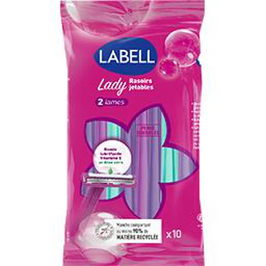 Rasoirs jetables Lady 2 lames peaux sensibles