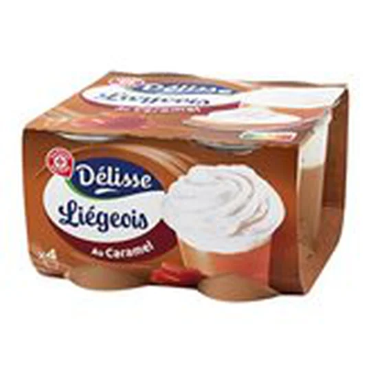 Dessert Liégeois Caramel
