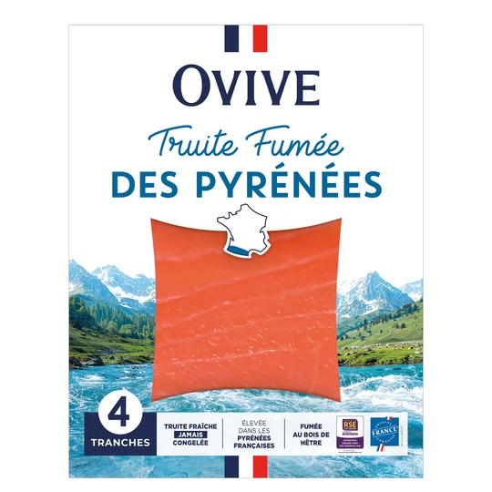 Truite fumée Pyrénées 4 tranches