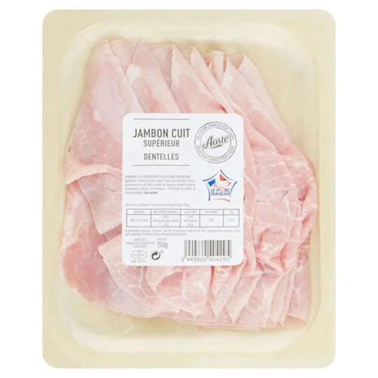 Dentelles De Jambon Cuit Supérieur Sans Couenne