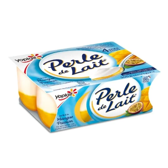 Yaourt sur lit de mangue passion