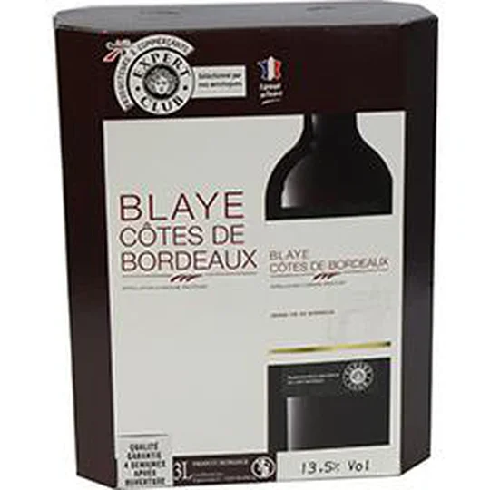 Blaye Côtes de Bordeaux, vin rouge
