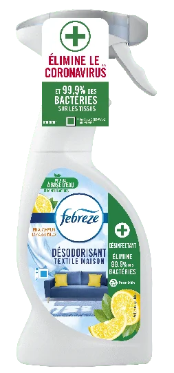 Désodorisant textile Fraîcheur d'agrumes