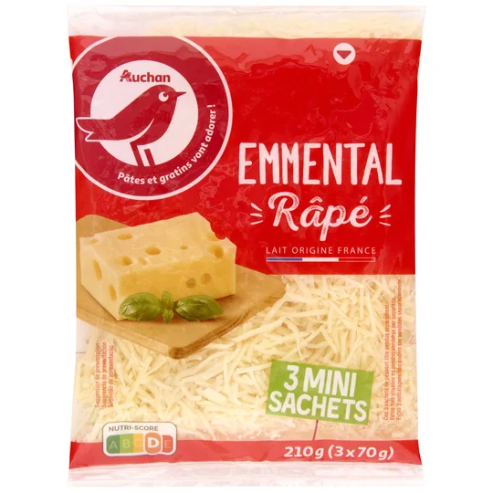 Emmental râpé français