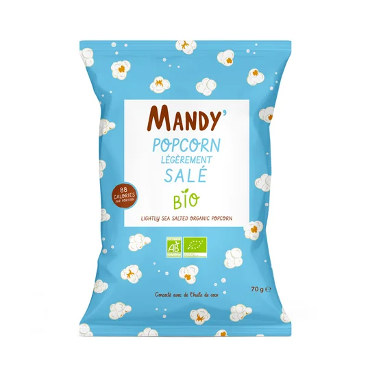 Popcorn légèrement salé BIO