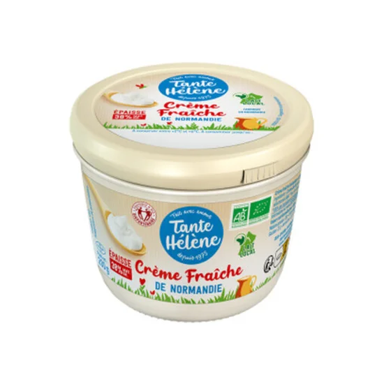 Crème Fraîche De Normandie  Bio