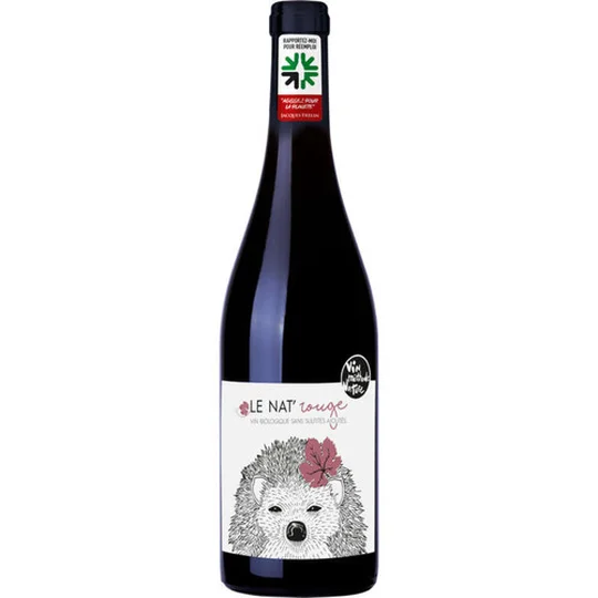 Vin hérisson nat'rouge sans sulfite