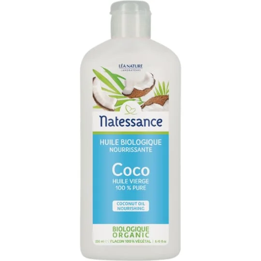Soin corps Huile biologique 100% pure au coco