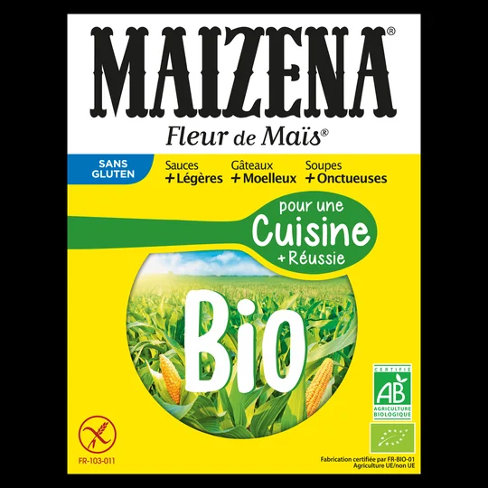Fleur de maïs, sans gluten, bio