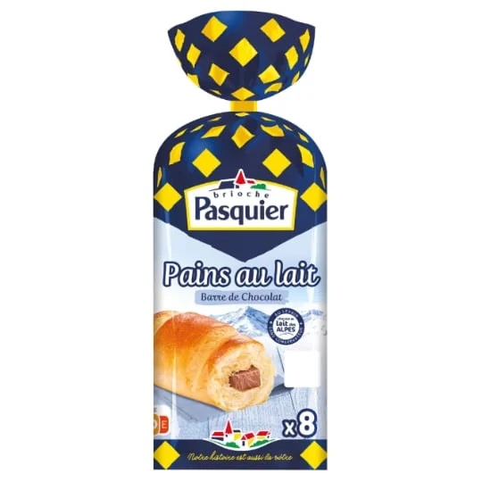 Pain au lait barre chocolat