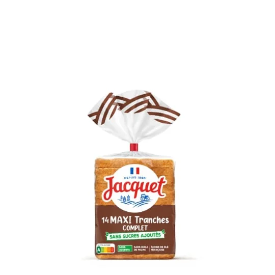 Pain de mie Complet Sans Sucres Ajoutés