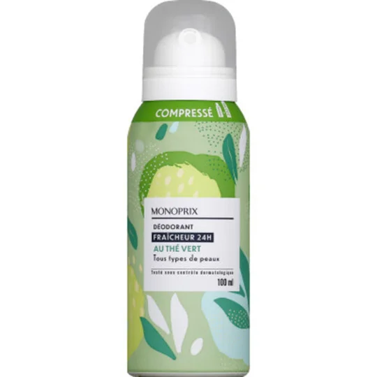 Déodorant 24 Au Thé Vert Compressé