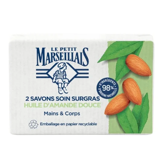 Savon Mains Et Corps Soin Surgras À L'Huile D'Amande Douce