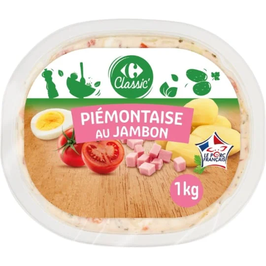 Salade piémontaise au jambon