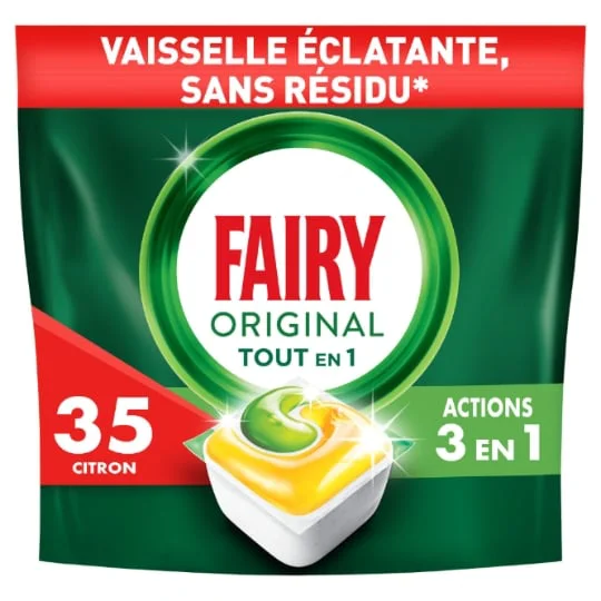 Capsules Lave Vaisselle Tout en un au Citron