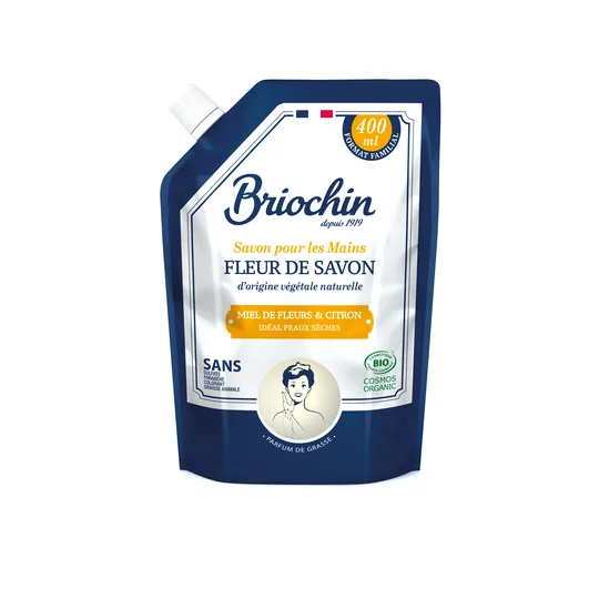 Recharge fleur de savon mains Miel et citron