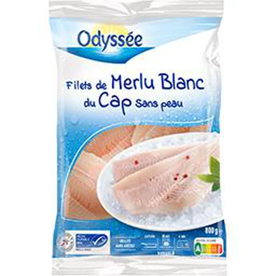 Filets de Merlu blanc du Cap sans peau