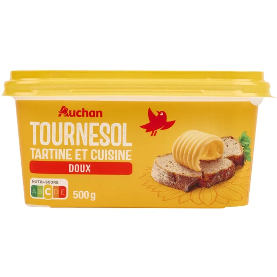 Margarine tournesol doux oméga 3