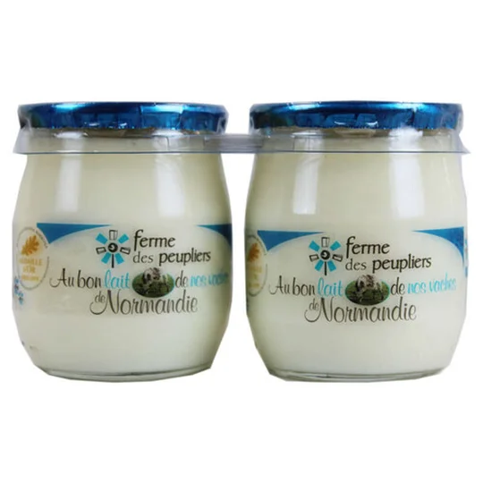 Yaourt nature au lait entier