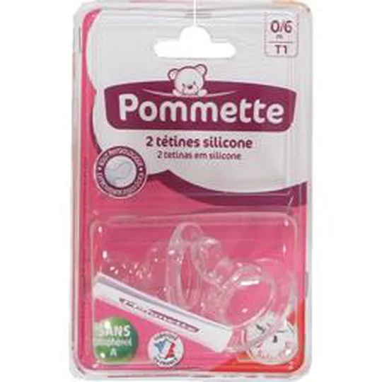 Tétines silicone physiologiques Taille 1