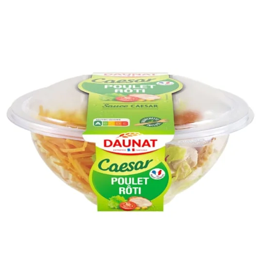 Salade de poulet crudités sauce Caesar