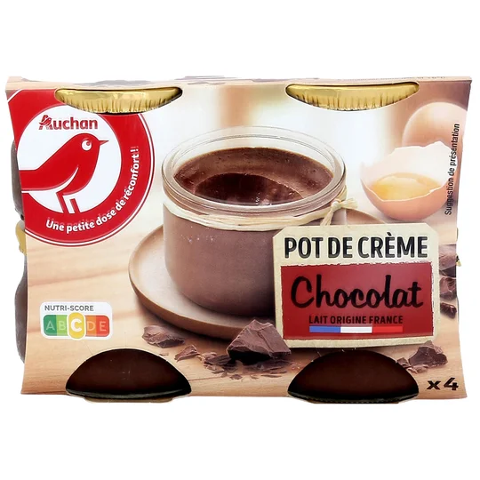 Pot de crème au chocolat