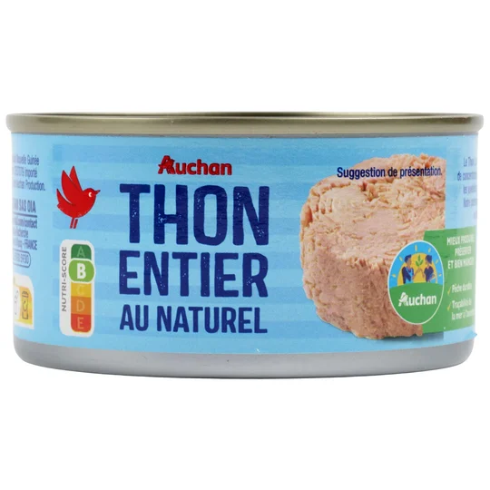 Thon listao entier au naturel
