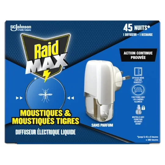 Diffuseur Répulsif Moustiques et Moustique Tigres