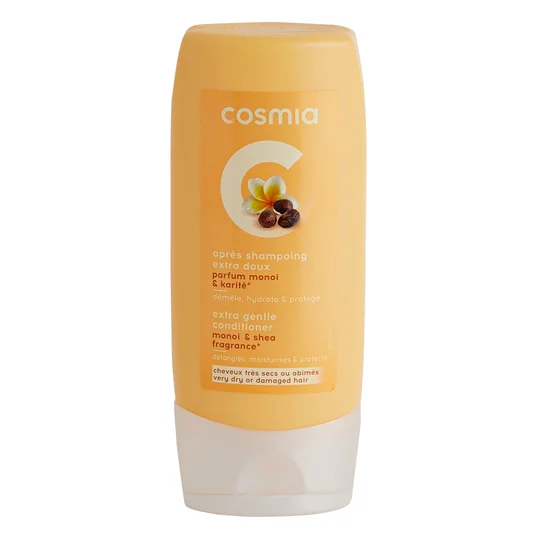 Après-shampoing monoï & karité pour les cheveux secs, abimés