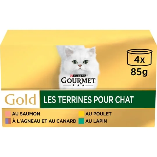 Pâtée pour chat les terrines