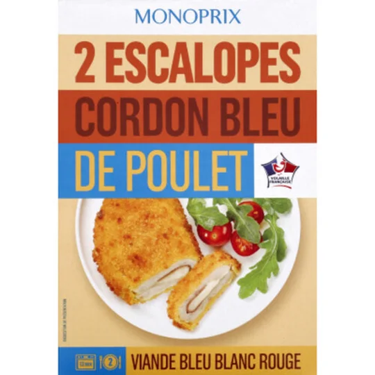 Escalope Cordon Bleu de poulet