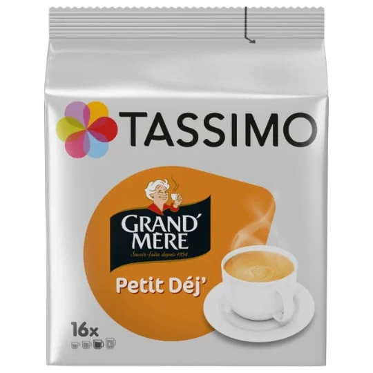 Café dosettes compatibles Petit déj' x16