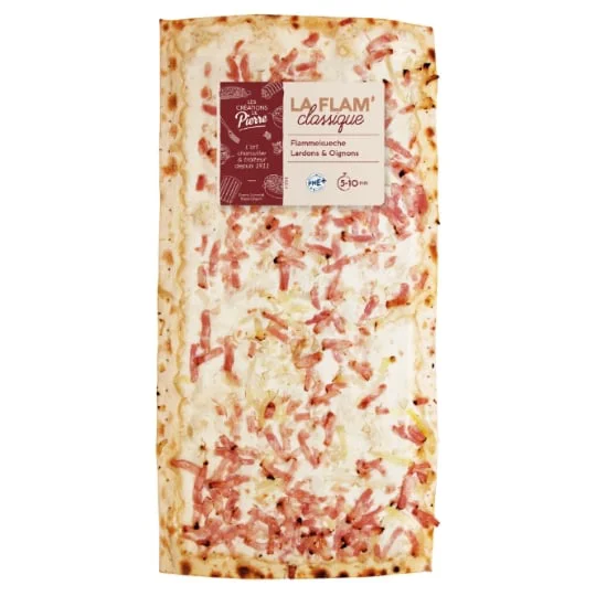 Flammekueche lardons oignons
