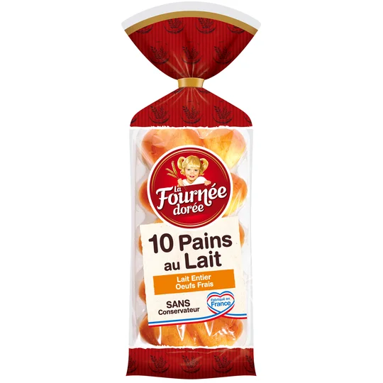 Pains au lait Aux oeufs frais - x10