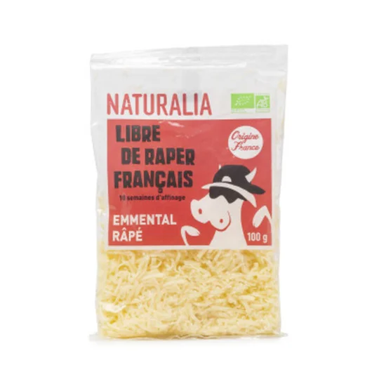 Emmental Râpé Bio