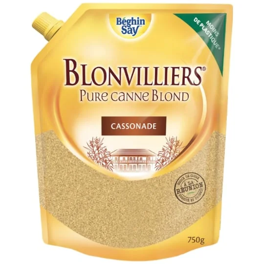 Sucre roux pure canne blond