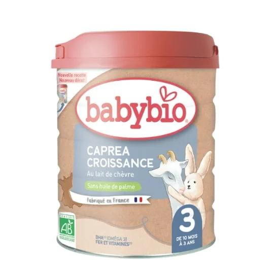 Lait pour bébé en poudre 3ème âge caprea croissance au lait de chèvre Bio