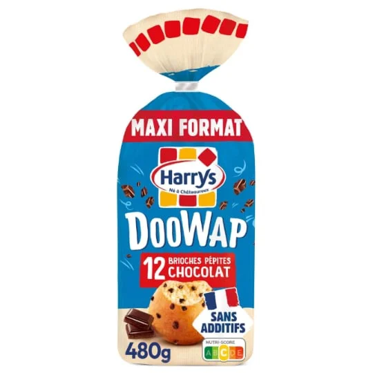 Brioches doowap sans additifs aux pépites de chocolat