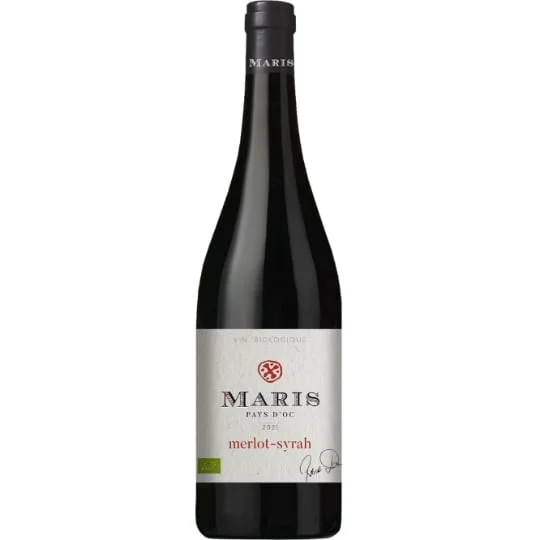 Vin pays d'oc merlot syrah Bio