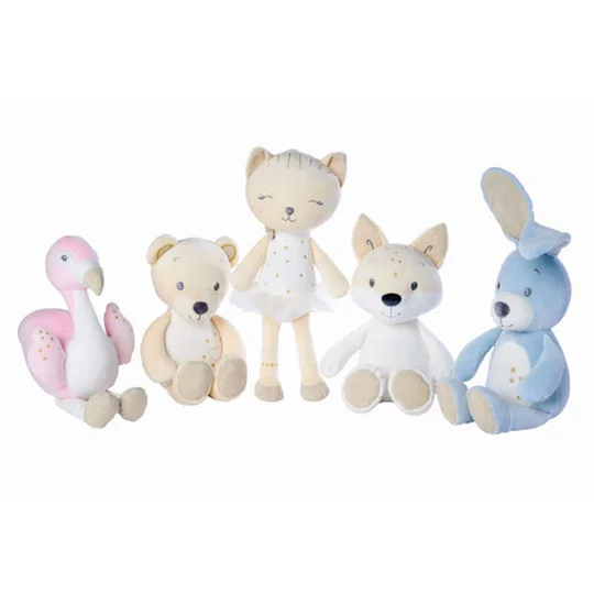 Peluches sparkle 5 assortis 30cm