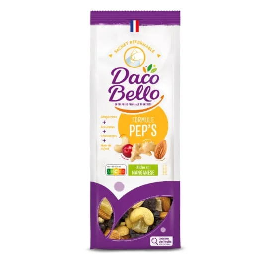 Fruits secs mélange formule Pep's