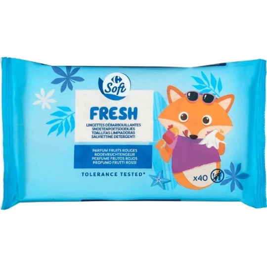 Lingettes débarbouillantes