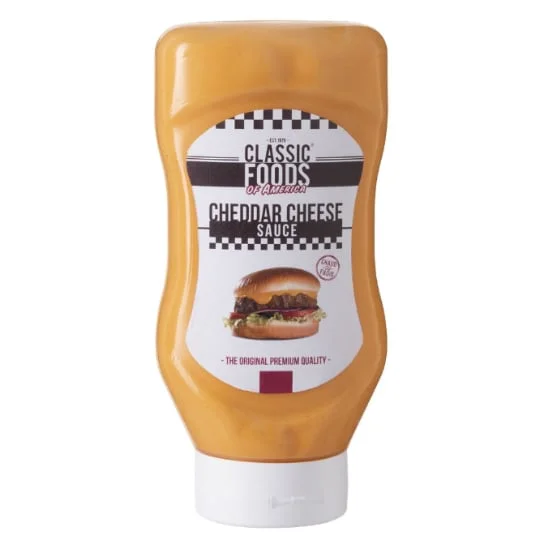 Sauce cheddar cheese