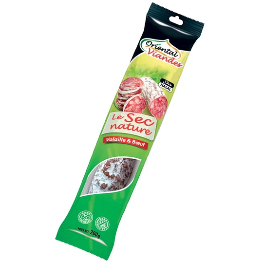Le sec nature boeuf halal
